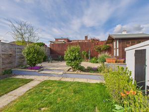 Rear Garden alternative view- click for photo gallery
